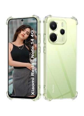Clear Case Compatible with Xiaomi Redmi Note 14 4G Ultra Thin TPU Case Air Cushion Protection Not Easy to Yellow Shockproof Case For Redmi Note 14 Transparent - pzsku/ZF9F3CADFFA675C2CE295Z/45/1741935001/522015b3-50b4-418f-a1a3-457a1bb82a2b