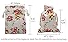 Hapdoo 24 Pack Rose Double Drawstring Burlap Bags Gift Burlap Favor Bag Reusable Linen Bags Jewelry Pouches Sacks for Wedding Party 55x 4 Presents Festivals Mothers Day Gift - Image 4