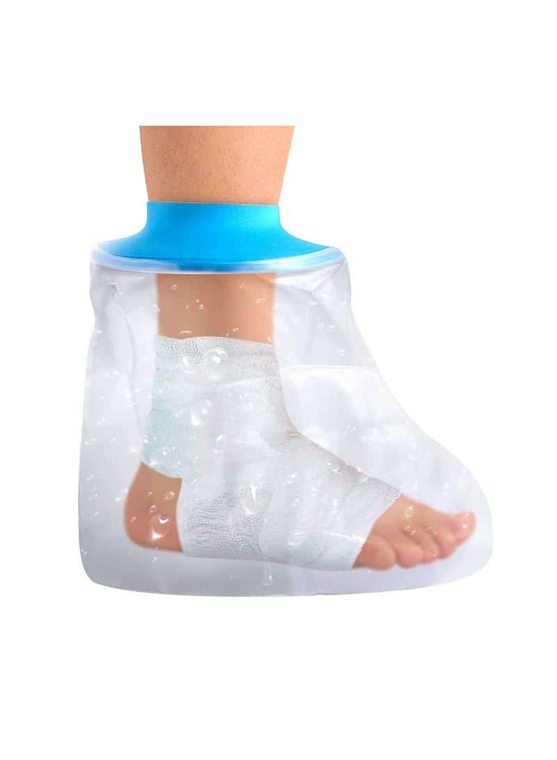 DUNISO Waterproof Foot Cast Cover for Shower Adult,Wound Protector for Ankle and Foot Surgery, Wound and Burns,Reusable,Easy to Clean,for Broken Surgery Foot - Image 1