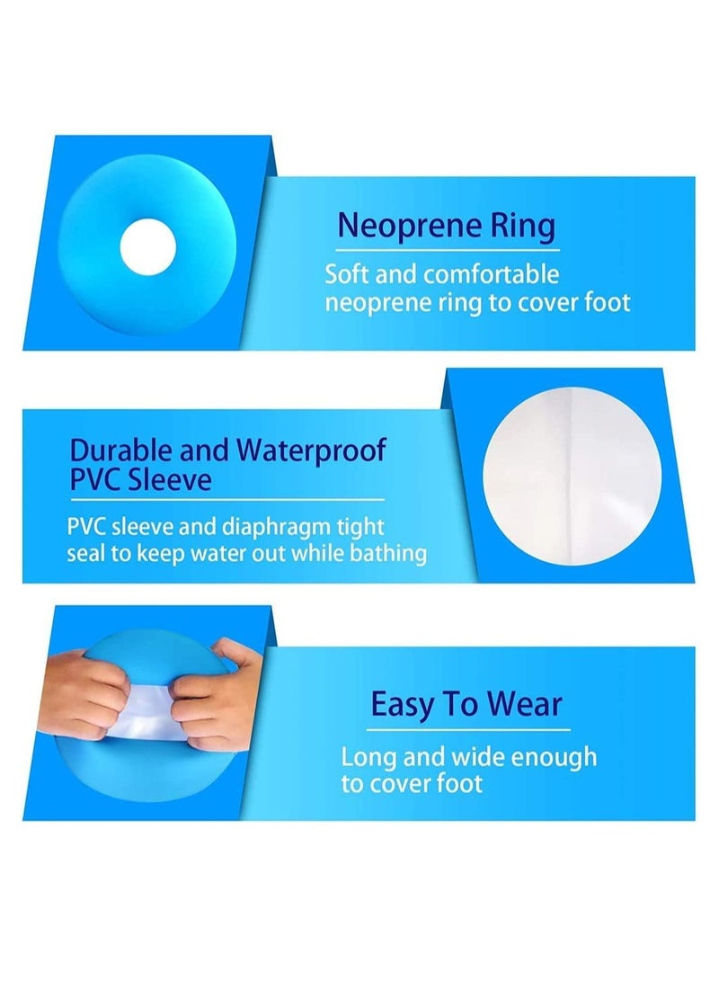 DUNISO Waterproof Foot Cast Cover for Shower Adult,Wound Protector for Ankle and Foot Surgery, Wound and Burns,Reusable,Easy to Clean,for Broken Surgery Foot - Image 4