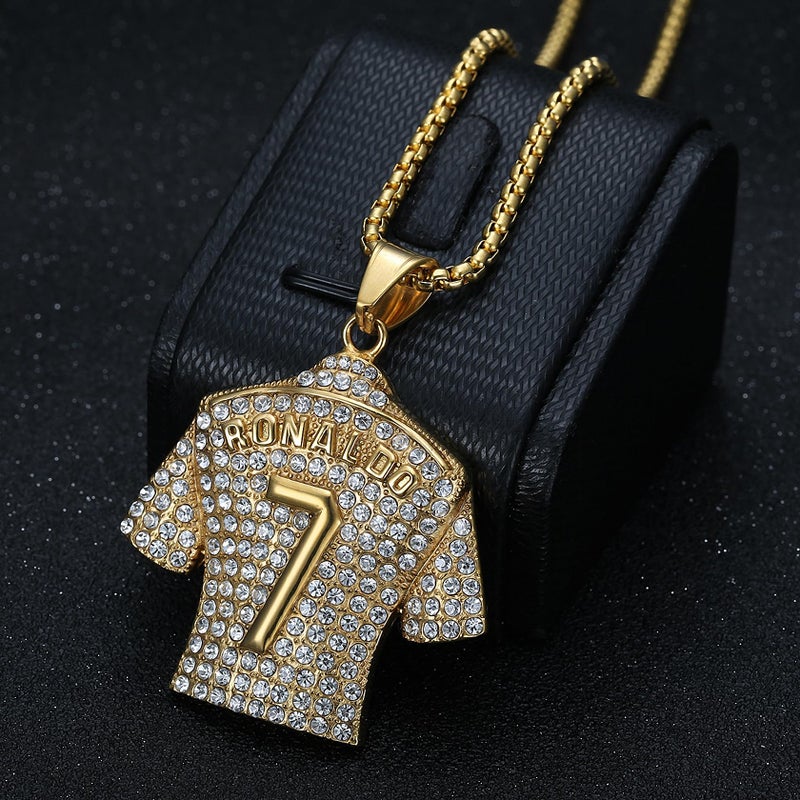 Kalapure Number 7 Soccer Jersey Necklace for Boys, No.7 Soccer Jersey Ball Necklace for Mens, No.7 Jersey Soccer Necklaces for Football Fans - Image 4