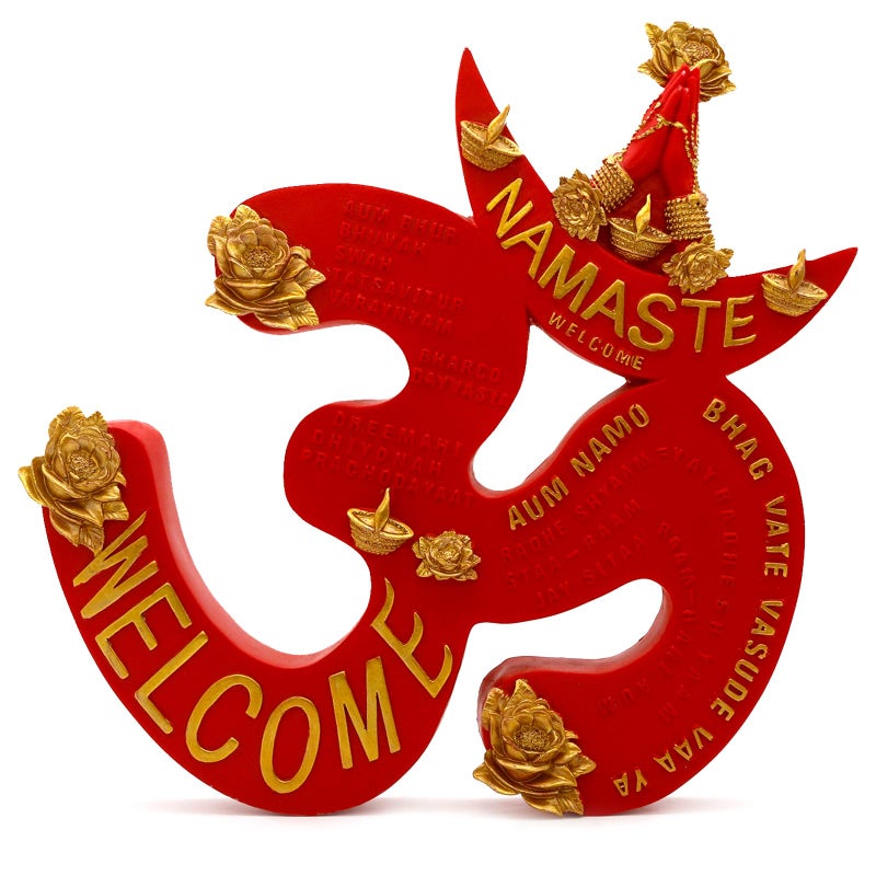 alikiki Indian Diwali Gifts Home Decoration Hindu OM Housewarming Return Gifts India Pooja Item Door Hanging Wall Decor Wedding Party Arts Presents