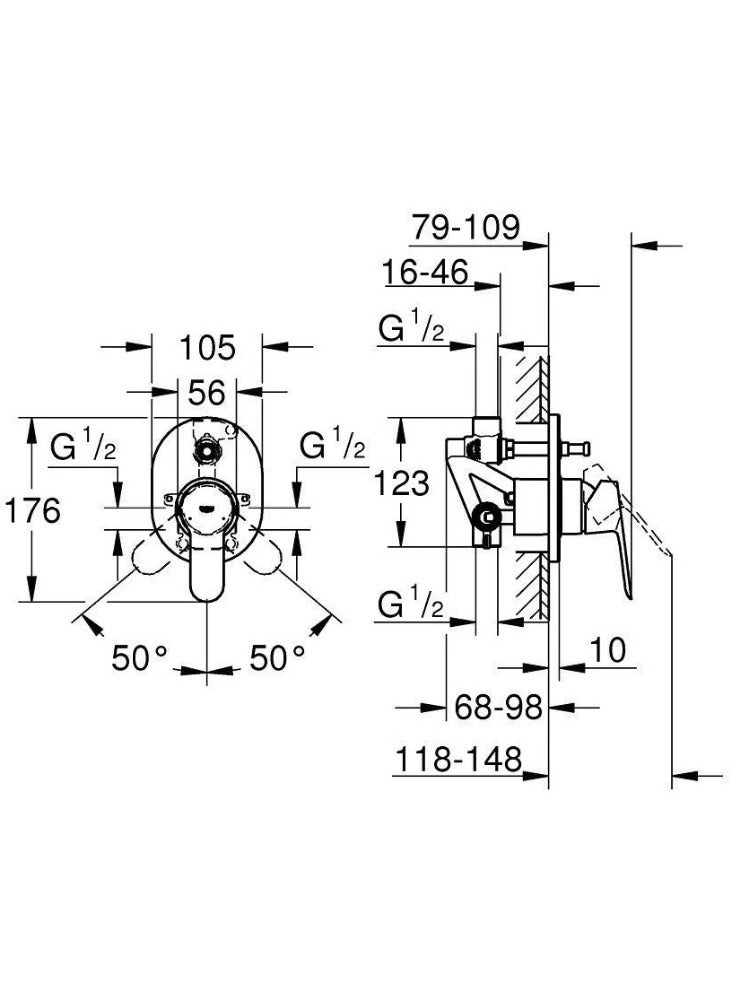 Grohe Grohe What Is The Adapter And The Body 29039 Bow Edge Nickel - Image 2