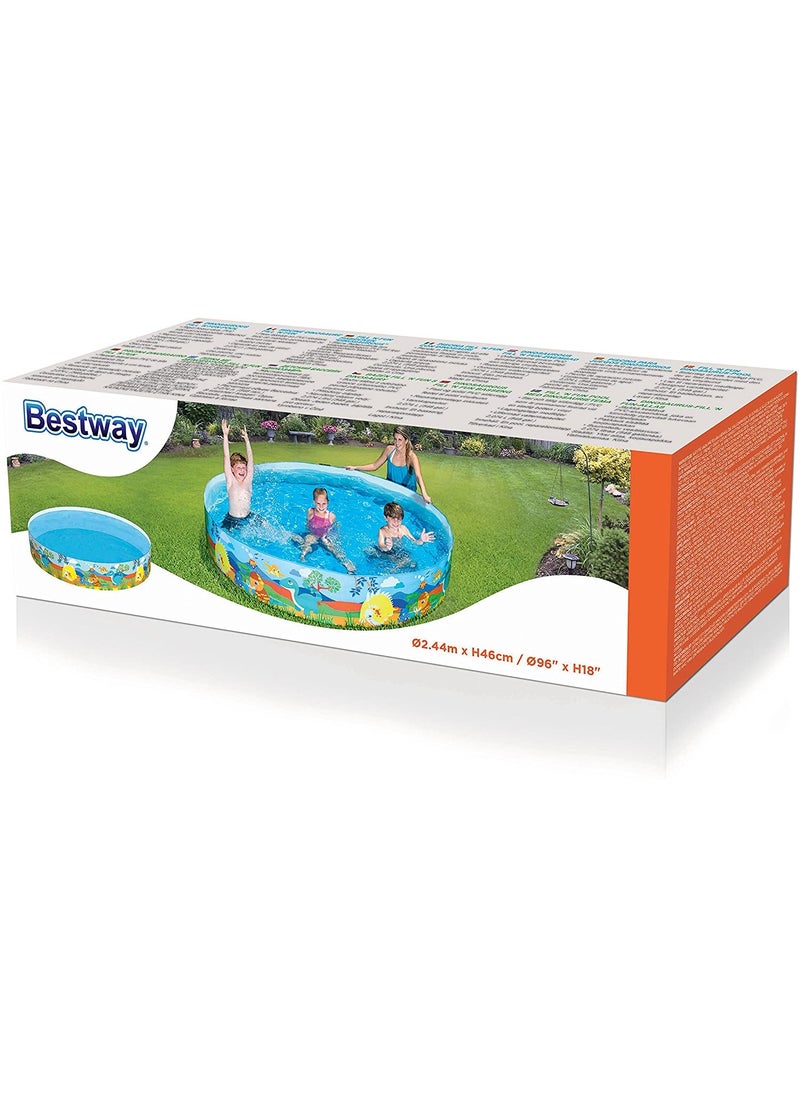 Bestway 55001-Round Swimming Pool for Kids 244x46CM, Fun Dinosaur  - Image 4