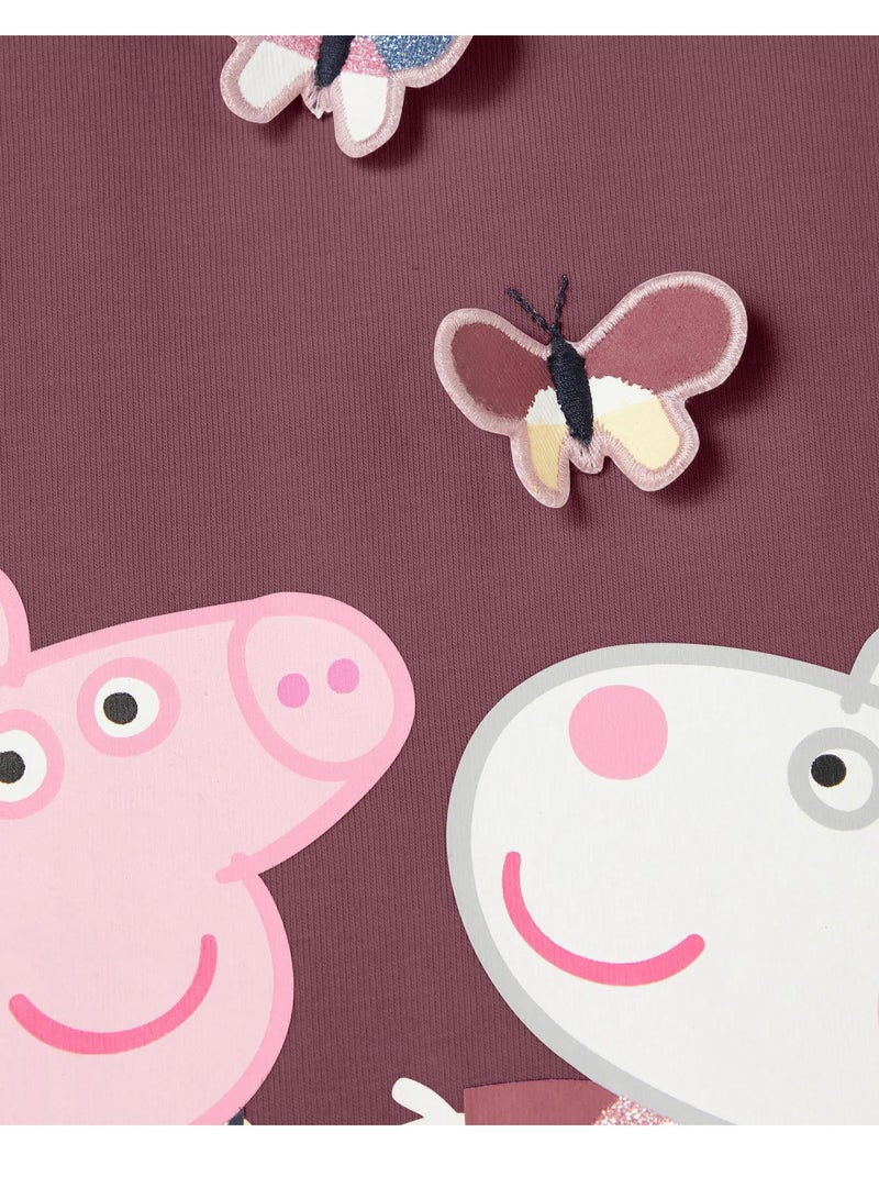 NAME IT Name It Peppa Pig T-Shirt - Crushed Berry  - Image 3