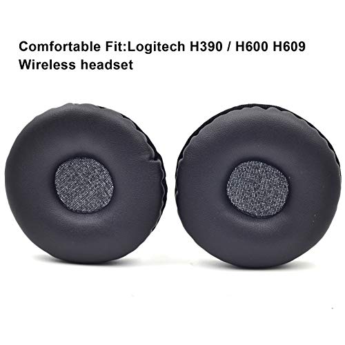 defean H390 H600 Ear Pads Foam Replacement Ear Cushion Pillow Compatible with Logitech H390 / H600 H609 Wireless Headphone - Image 4