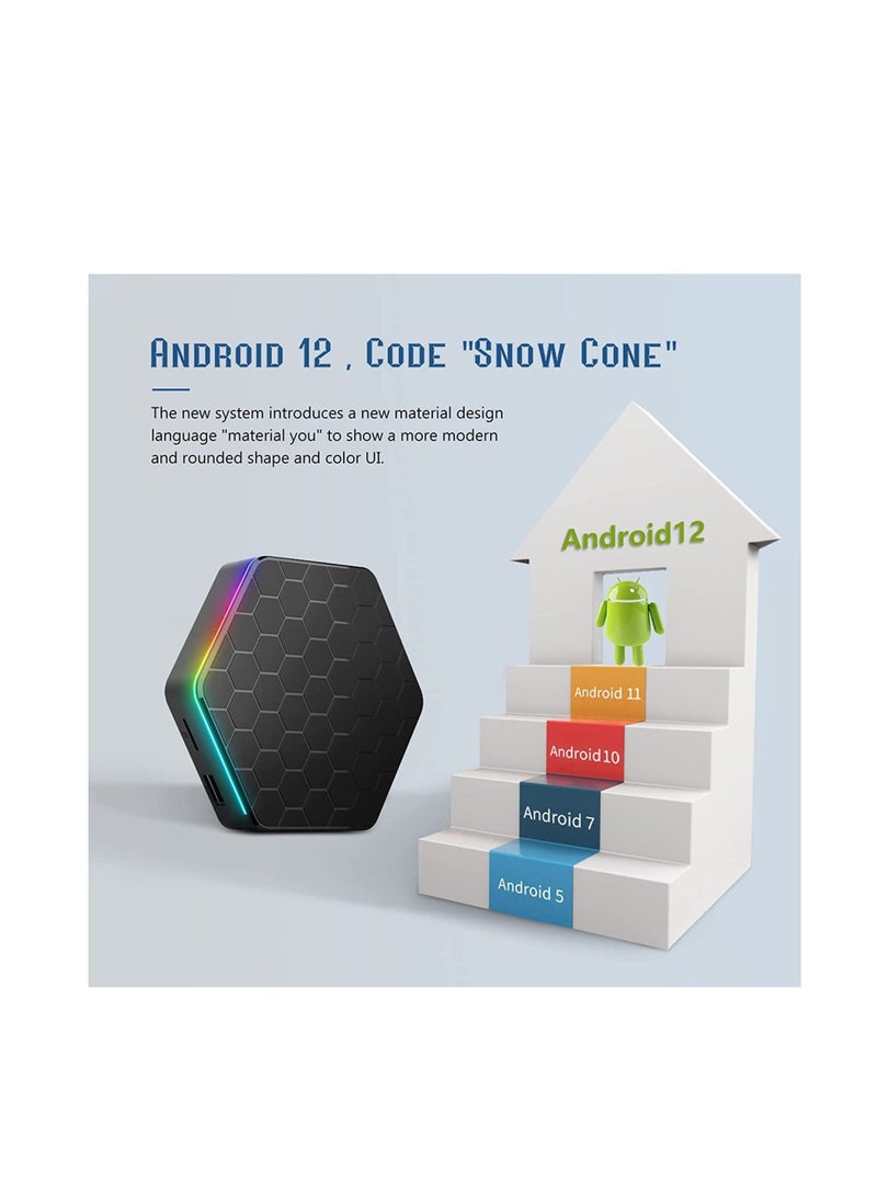 Generic - Android TV Box 12.0 Android Boxes H618 Quad-Core - Image 1
