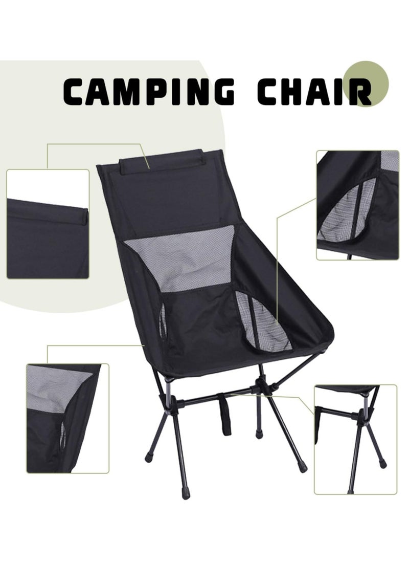 AUTOYSUR Camping Chairs Folding Outdoor Portable Camping Chair Compact Size Portable Chair With Storage Bag for Outdoor Camping,Travel,Beach,Picnic,Festival,Hiking, Backpacking BBQ (Large)  - Image 3