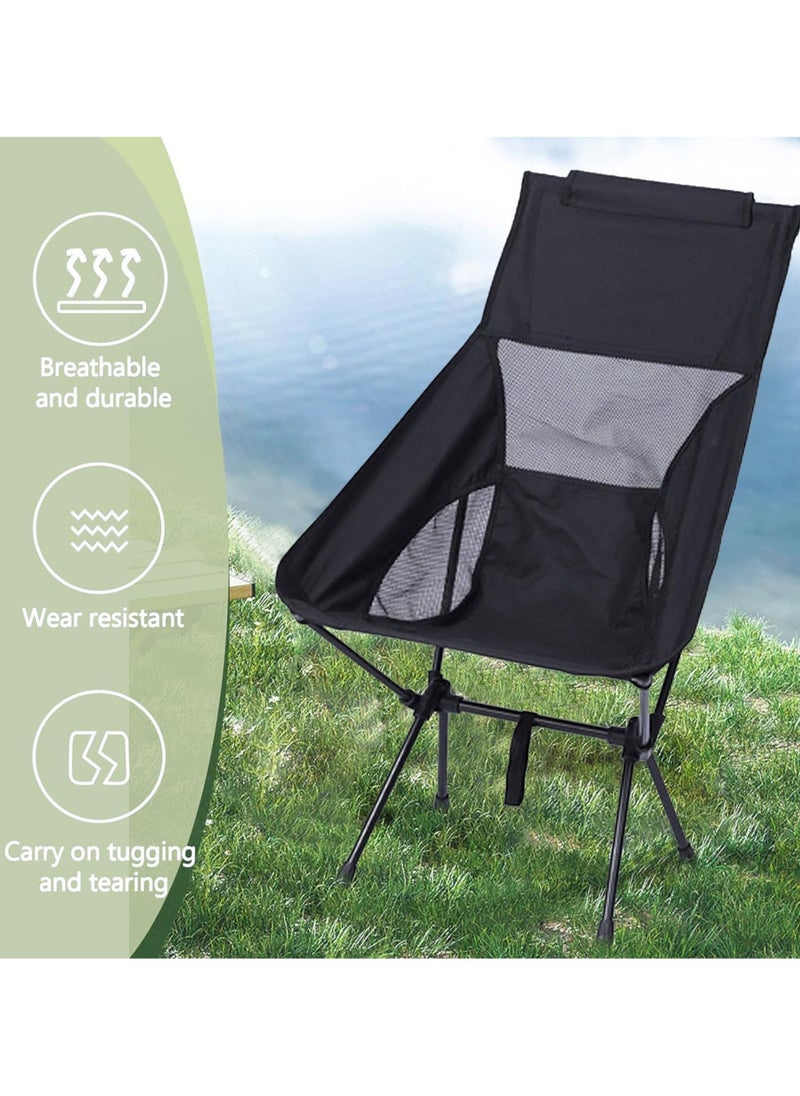 AUTOYSUR Camping Chairs Folding Outdoor Portable Camping Chair Compact Size Portable Chair With Storage Bag for Outdoor Camping,Travel,Beach,Picnic,Festival,Hiking, Backpacking BBQ (Large)  - Image 5