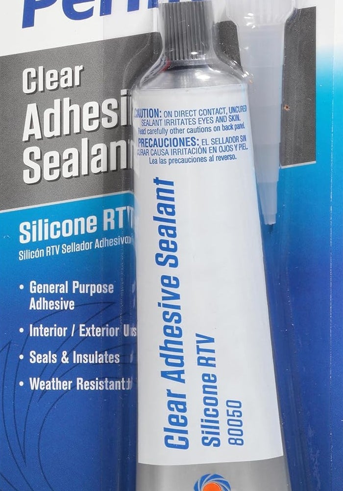 Permatex لاصق سيليكوني شفاف من بيرماتكس - 3 أونصات - Image 1