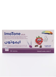 LIFE SOURCES Imotone Strawberry Flovour Dietary Supplement Stick 30-Pieces Set  - Image 1