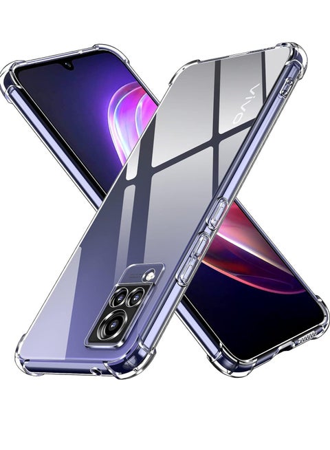 جراب شفاف ومضاد للصدمات لهاتف فيفو في 21 Vivo V21