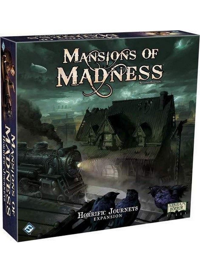 Fantasy Flight Games لعبة Mansions Of Madness Horrific Journeys Board Game Expansion؛ لعبة رعب وغموض للمراهقين والبالغين؛ مناسبة للأعمار من 14 عامًا فأكثر؛ من 1 إلى 5 لاعبين؛ متوسط وقت اللعب 2 إلى 3 ساعات؛ من إنتاج Fantasy Flight Games - Image 2