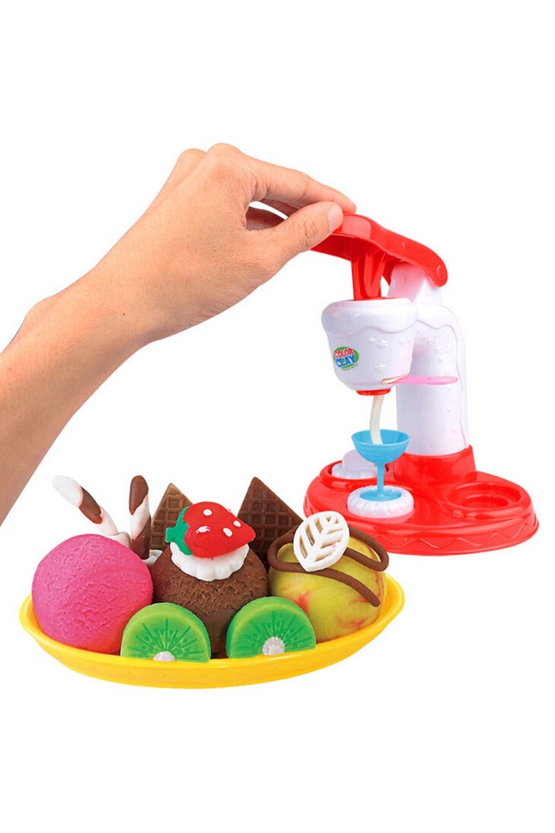 DIY Ice Cream Modeling Clay Toy for Kids – Non-Toxic Soft Dough with Tools | EN71 Certified | Fun Creative Playset for Boys & Girls - Image 1