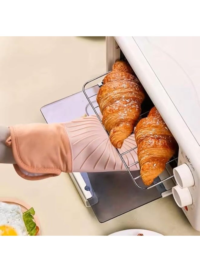 Heat-Resistant Silicone Oven Mitt – Safe Protection for Cooking & Baking - Image 3