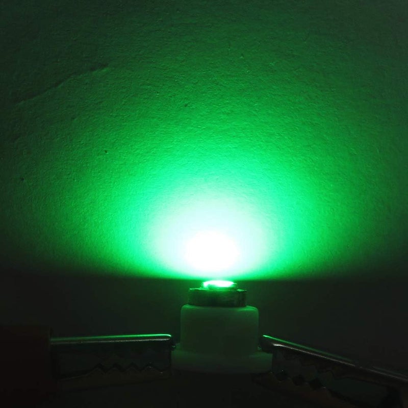 WLJH 10x Green T3 Neo Wedge LED Bulbs - Image 3