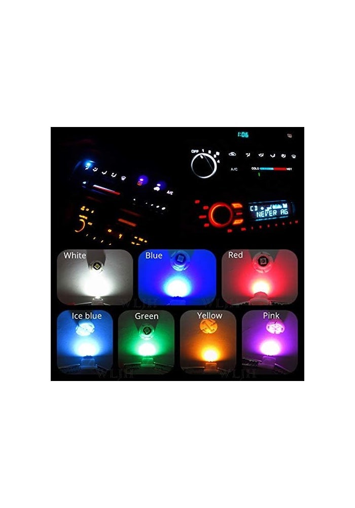 WLJH 10x Green T3 Neo Wedge LED Bulbs - Image 5