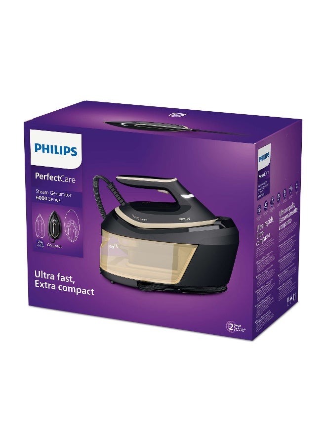 Philips 6000 series PerfectCare Steam Generator Iron 1.8 L 2400 W PSG6064/86 Black/Gold - Image 4