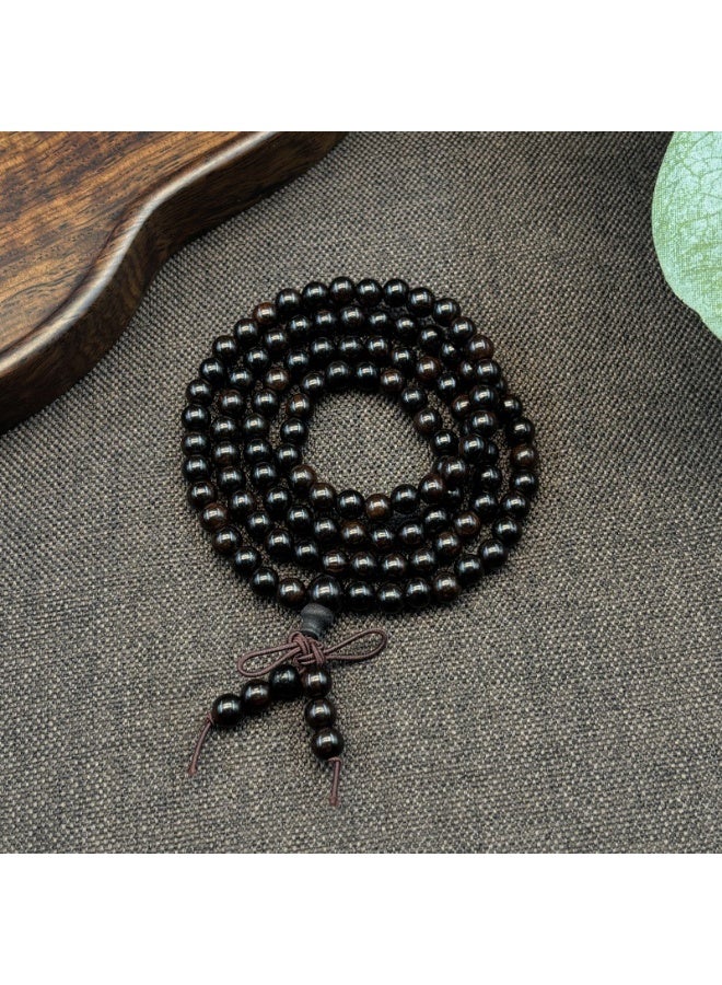 NIBEMINENT 108 Ebony Prayer Beads/Tasbih/6mm