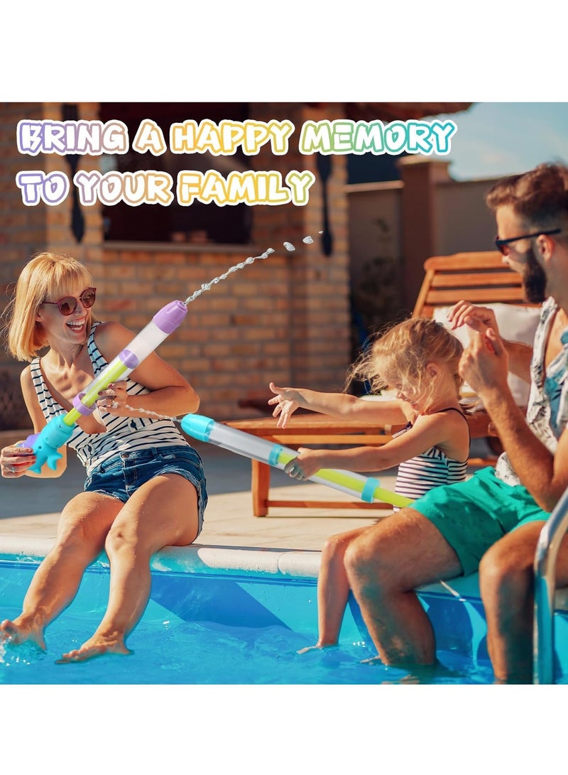 SYOSI Water Guns 6 Pcs 14.6'' Water Guns Water Squirter with Handles Colorful Plastic Water Shooters for Outdoor Swimming Pool Beach Sand Fighting Play Toys(Random Color) - Image 5