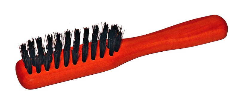Ibiza Hair Specialty Boar Brush (Clutch) | Hybrid Boar/Nylon Bristles to Tame Flyaways or Brush Roller Sets | Detangles for Smooth, Shiny Results