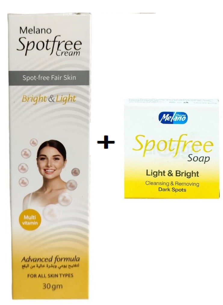 Melano Pharma Spot Free Cream Advance Formula 30g And Spot Free Soap 25 g