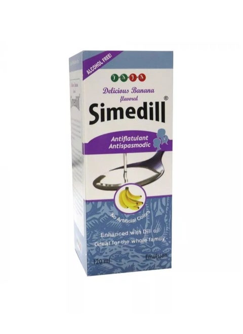 Simedill Antispasmodic Banana Emulsion 120 mL