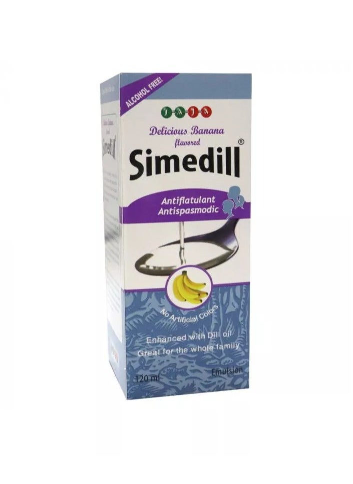 Simedill Antispasmodic Banana Emulsion 120 mL