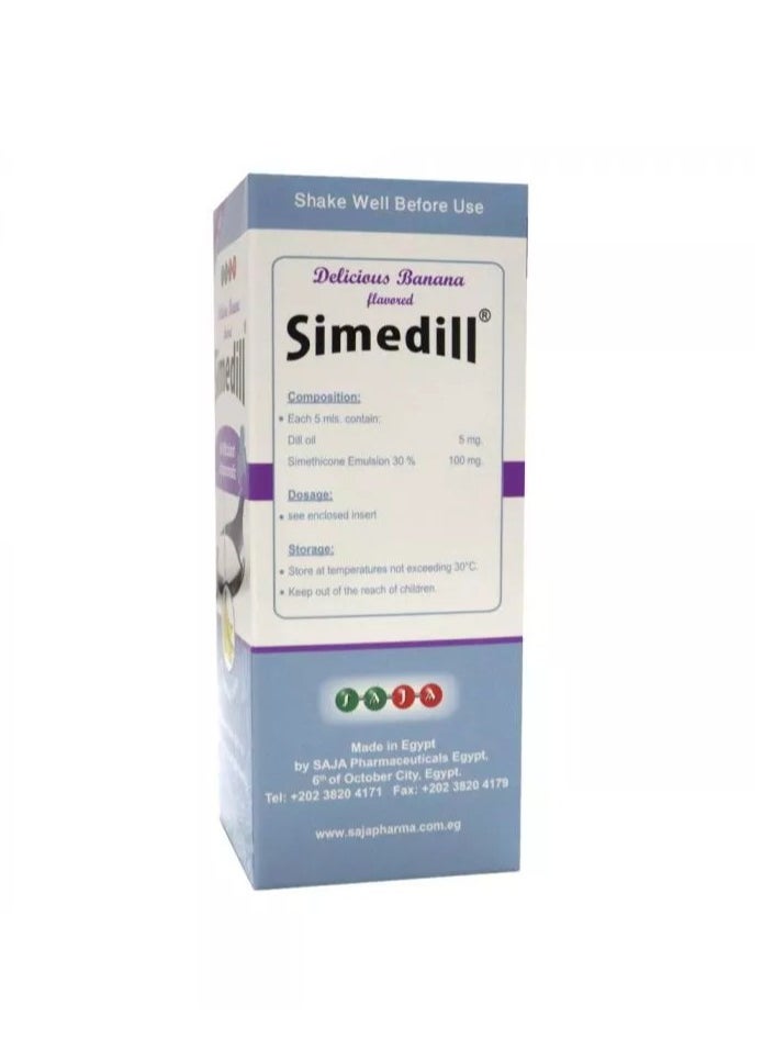 Simedill Antispasmodic Banana Emulsion 120 mL