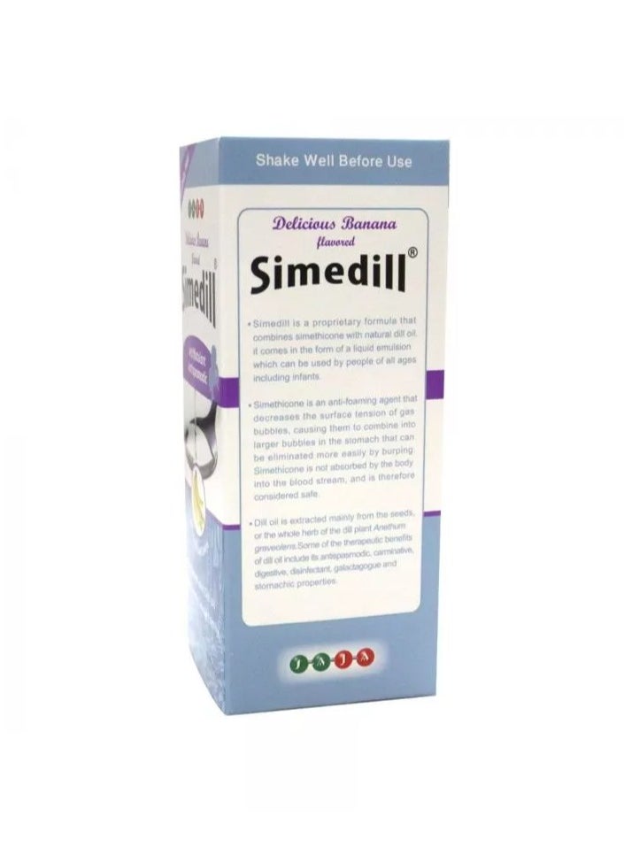Simedill Antispasmodic Banana Emulsion 120 mL