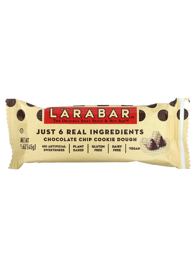 LARABAR Larabar, The Original Real Fruit & Nut Bar, Chocolate Chip Cookie Dough, 6 Bars, 1.6 oz (45 g)  - Image 3