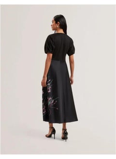 Ted Baker Printed Satin High Waist Skirt  - Image 2