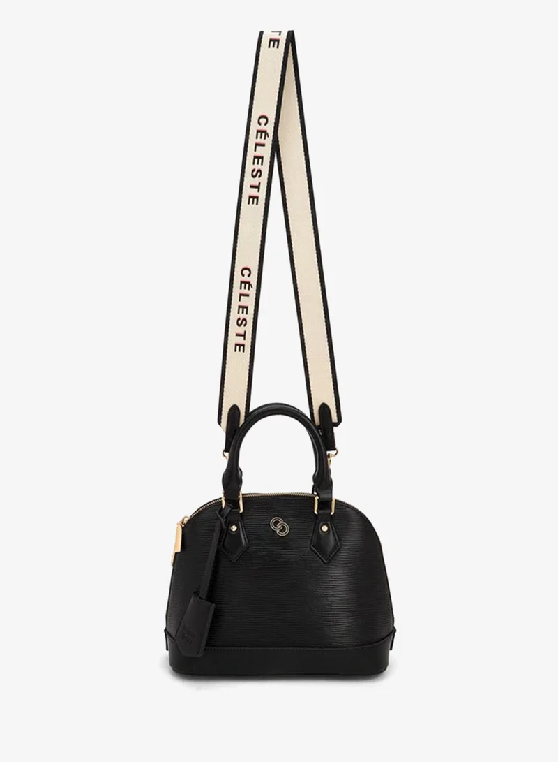 Celeste Textured Dome Bag With Detachable Strap