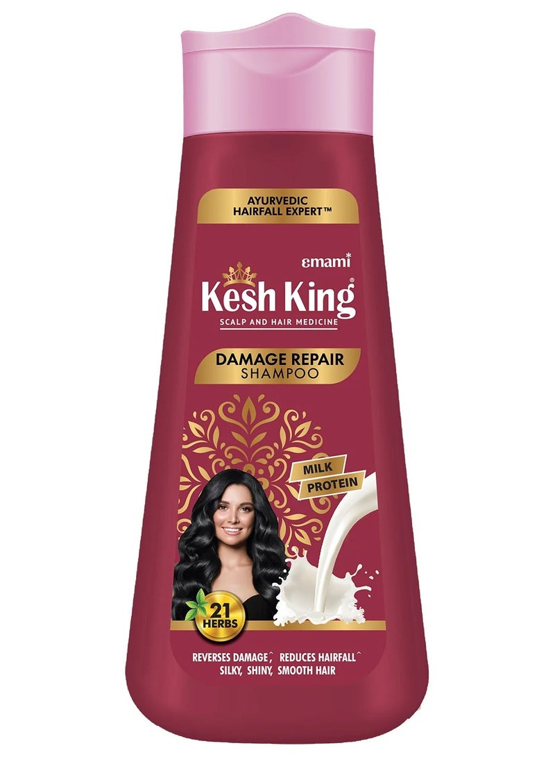 emami Kesh King Damage Repair Shampoo With Milk Protein 200ml - Image 1