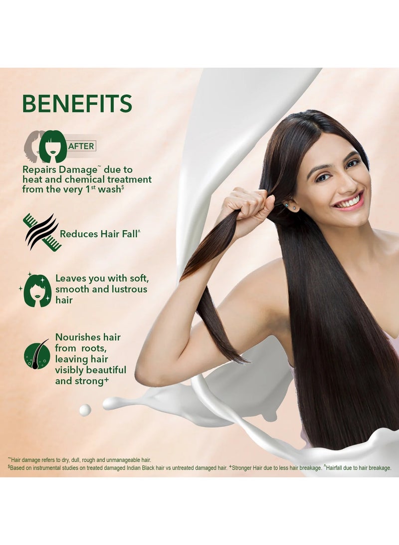 emami Kesh King Damage Repair Shampoo With Milk Protein 200ml - Image 2