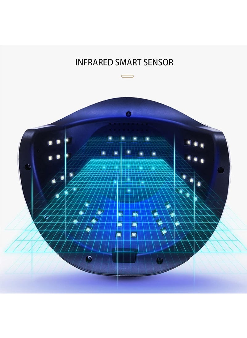 مجفف اظافر بالأشعة فوقة البنفسجية بشاشة ديجيتال تعمل باللمس ، مجفف اظافر بقوة 248 واط و 60 مصباح LED ، للصالونات و الاستخدام المنزلى ، مصباح مجفف طلاء الجل - pzsku/ZF9F565AF3FBE35FD2601Z/45/_/1695297853/51e62432-625f-491b-98d3-ec371dd5984b