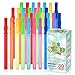 Inscraft 30 Pack 14 Big Bubble Wands 8 Colors Bulk for Summer Toy Outdoor Indoor Activity Use Easter Birthday Graduation Shower Bubbles Party Favors Supplies for Kids Toddlers - Image 3