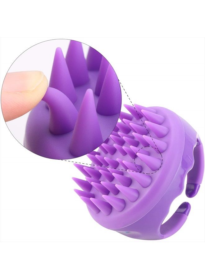 BTYMS Silicone Scalp Scrubber Massaging Shampoo Brush Head Scrubber Hair Wash Brush Cleansing Dandruff Brush - Image 4
