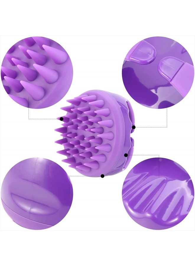 BTYMS Silicone Scalp Scrubber Massaging Shampoo Brush Head Scrubber Hair Wash Brush Cleansing Dandruff Brush - Image 2