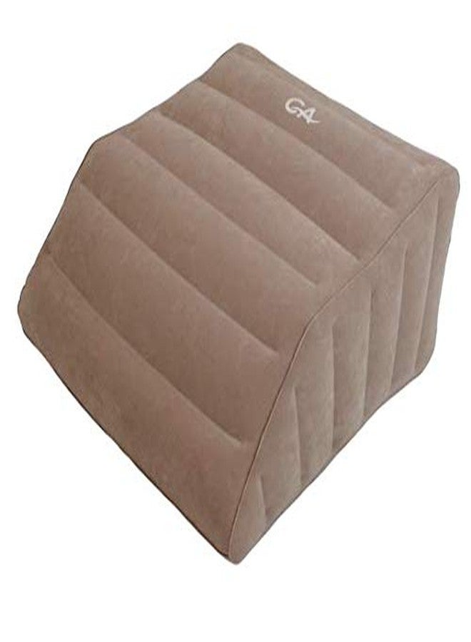 Comfort Axis وسادة الساق القابلة للنفخ من كومفورت أكسيس لتحديد وضع الجسم، خفيفة الوزن وقابلة للنقل - كابوتشينو - Image 2