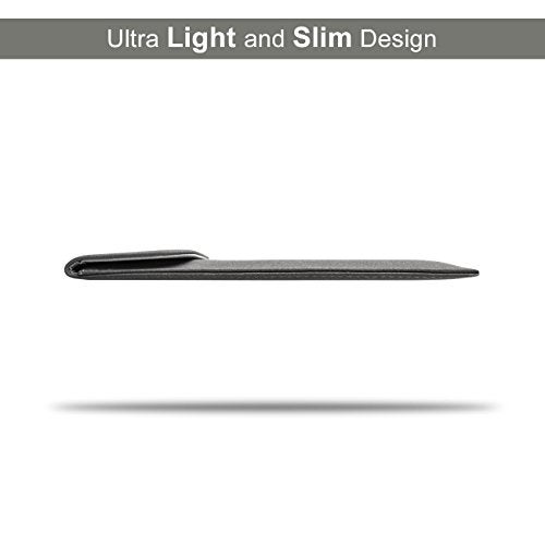 WALNEW 6 Inch Sleeve for All-New Kindle 2024 and 2022/2019(J9G29R)/6" Paperwhite/Voyage/Kindle (8th Gen, 2016)/4/5/Touch Protective Pouch Bag Case Cover, Gray - Image 3