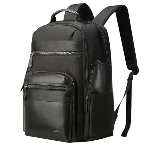 BOPai 30L Travel Backpack for Men Business Laptop Backpack 15.6 inch Computer bagpack with USB Charging Water-Resistant Rucksack Black - Image 1