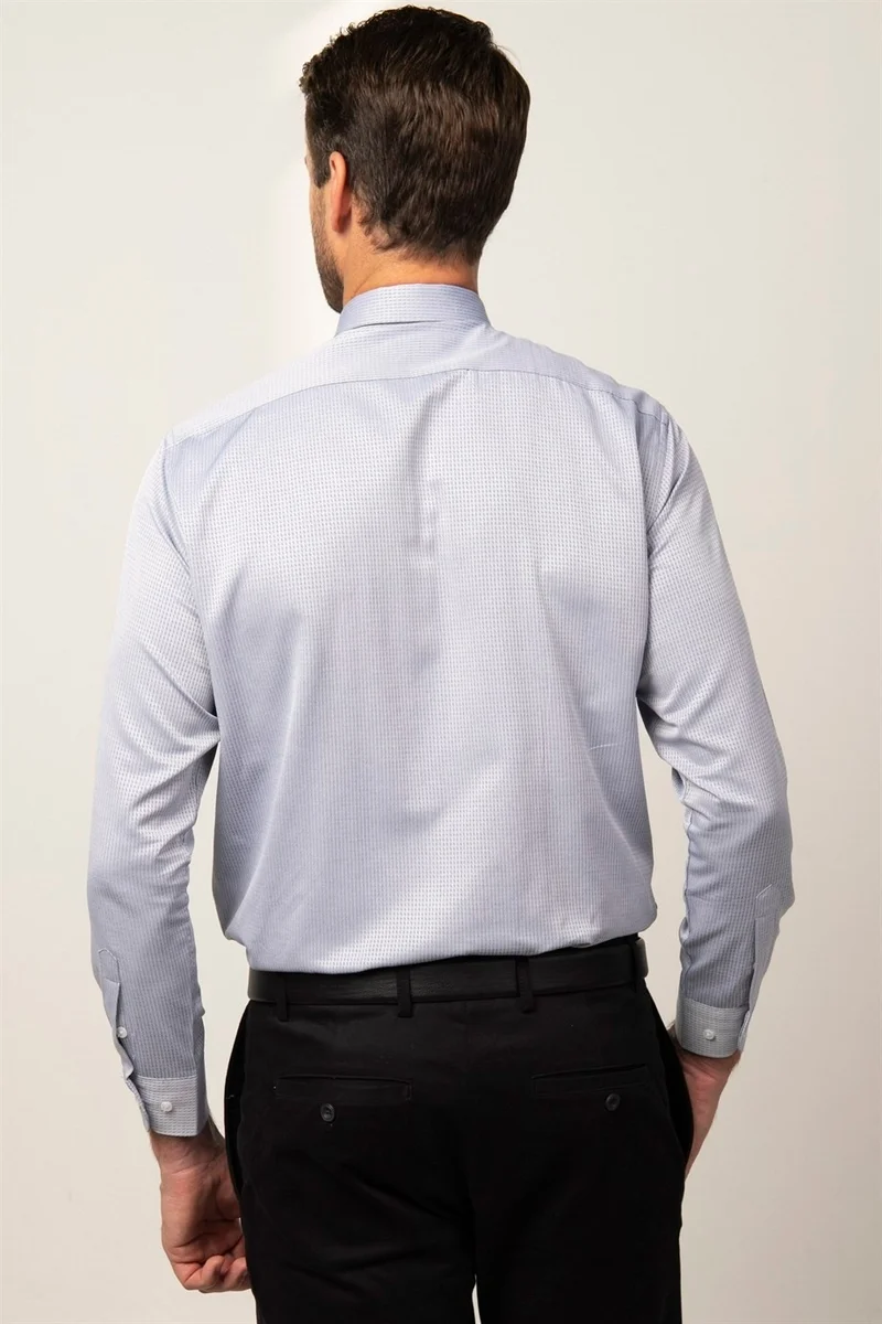 تودورس Classic Fit Relaxed Cut Dobby Men's Shirt