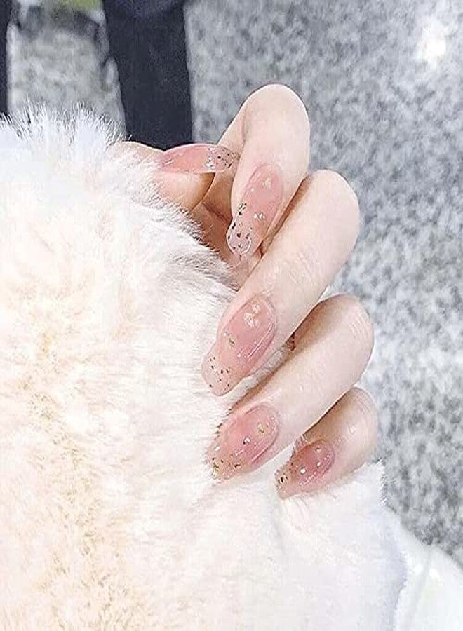 Sunkizzrs® Nails Extension Kit Artificial Nail（Pack of 24）Press On Nails Everlasting French Tip False Nails Acrylic Full Fake Nail Tips Art Set With Nail Adhesive Stickers & Nail File(Style A) - Image 4
