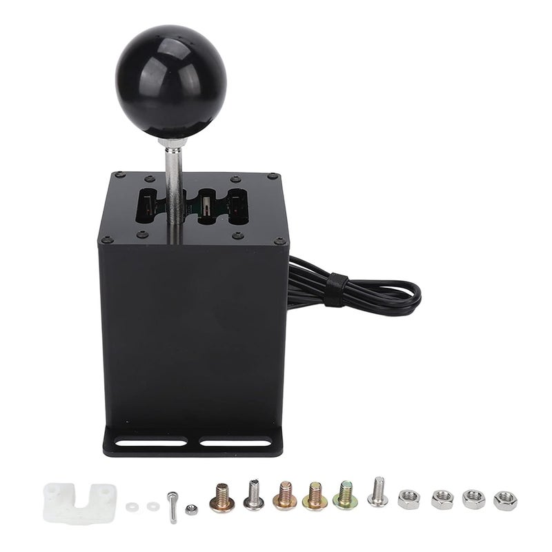 ZJchao Sim Racing Shifter – USB H-Gear Lever with 7+R Pattern, Compatible with ATS, ETS, WRC & Other PC Racing Simulators - Image 2