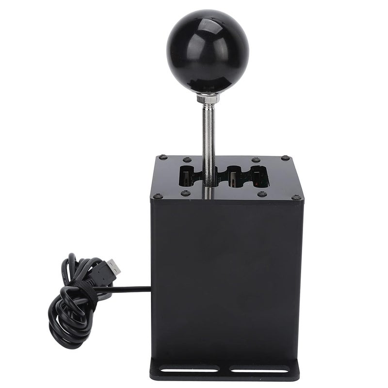 ZJchao Sim Racing Shifter – USB H-Gear Lever with 7+R Pattern, Compatible with ATS, ETS, WRC & Other PC Racing Simulators - Image 3