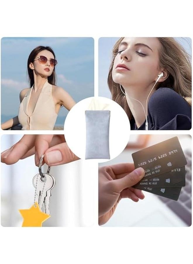ماركة غير محددة حافظة نظارات ناعمة، حقيبة نظارات شمسية محمولة من جلد PU، حافظة نظارات بقمة قابلة للضغط، علبة حماية للنظارات، نظارات شمسية ناعمة  - Image 4
