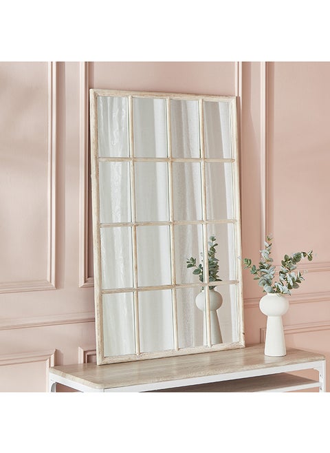 Reda Wooden Large Size Frame Window Mirror 120 x 80 cm