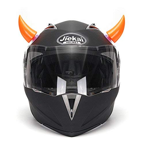 Gear Up Devil's Helmet Horn With Suction Rubber Pad For All Bikes And Motorcycles, Orange (Pack Of 2) - Image 4