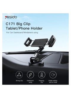 Yesido C171 High Quality Wholesale Car Mount Holder Long Arm Car Phone Holder For Car Dashboard  - Image 2